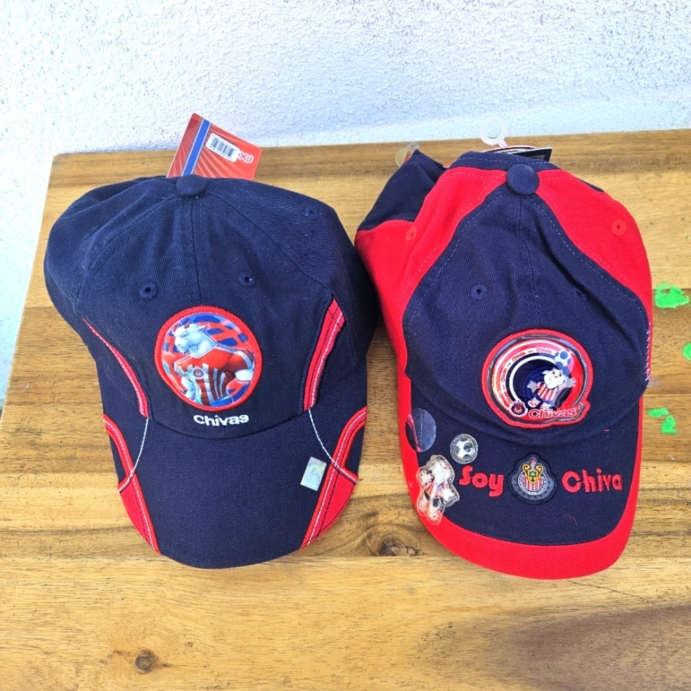 Bundle Chivas Caps Unisex For Children One Size - Picture 3 of 16